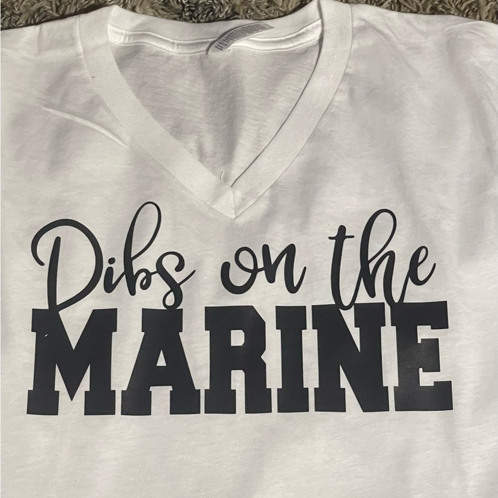 Dibs on the Marine Shirt Size LG